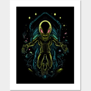 Alien Creep 1 Posters and Art